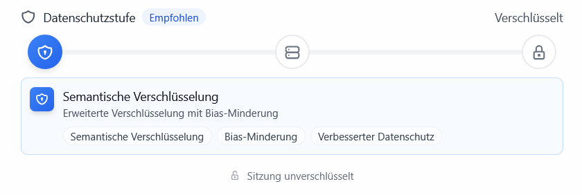 Vorschau auf verschluesselte Sitzung